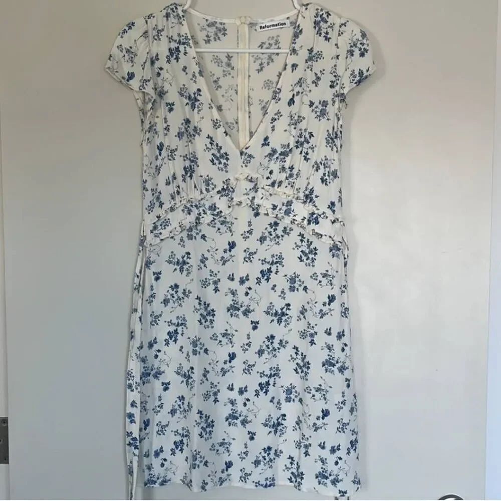 Reformation Janine Dress in Lula Sz 2